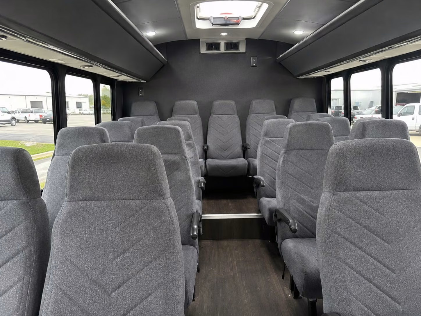 18 passenger minibus inside