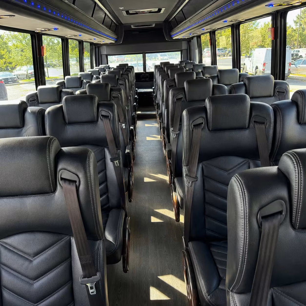 25 passenger minibus inside