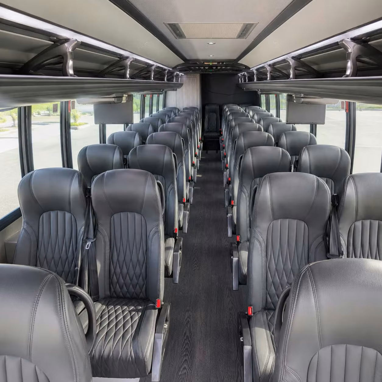28 passenger minibus inside