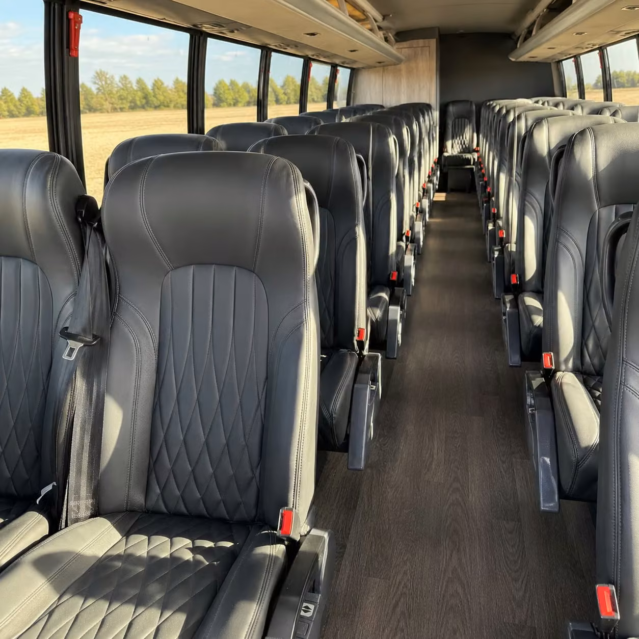 30 passenger minibus inside