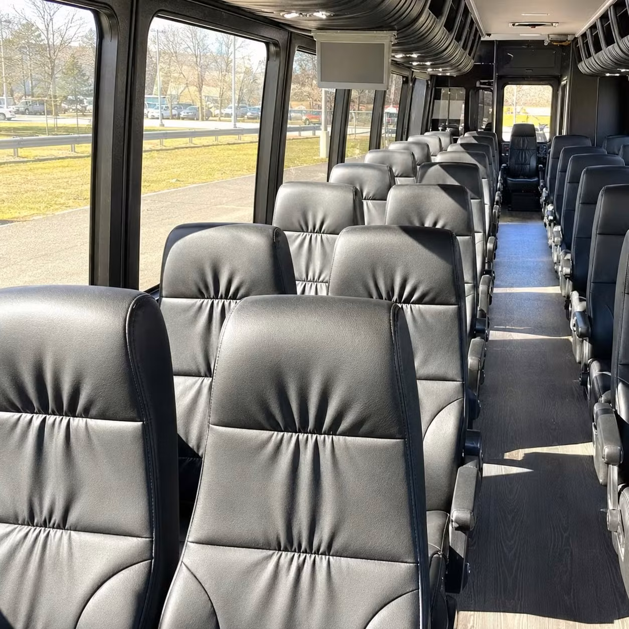 35 passenger minibus interior