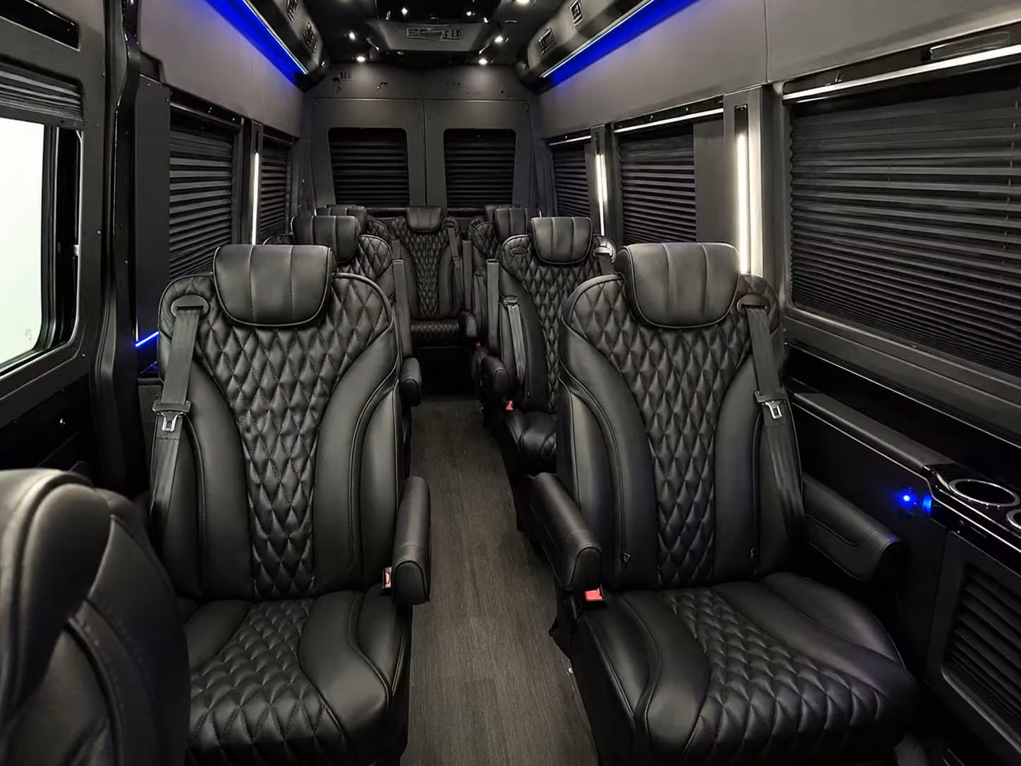 sprinter van with driver interior